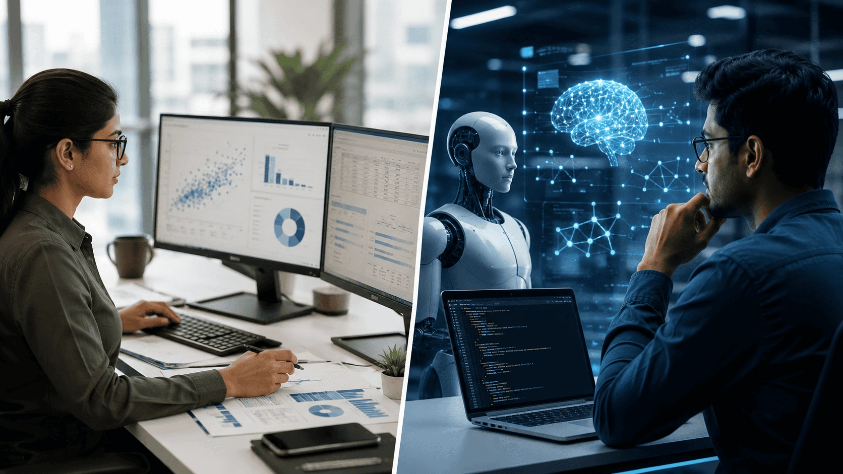 Data Science vs AI: Which Career Path Has Better Growth for Working Professionals? (2026 Guide)